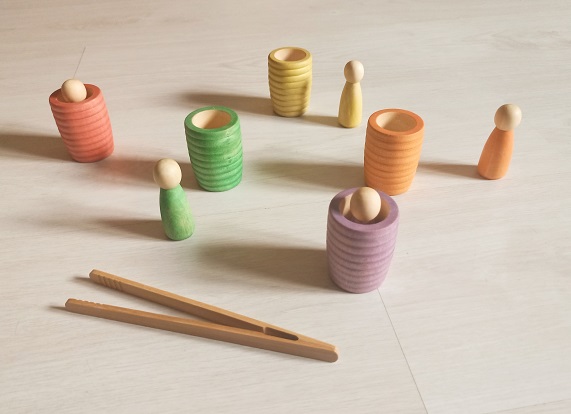 Set cubiletes y nins